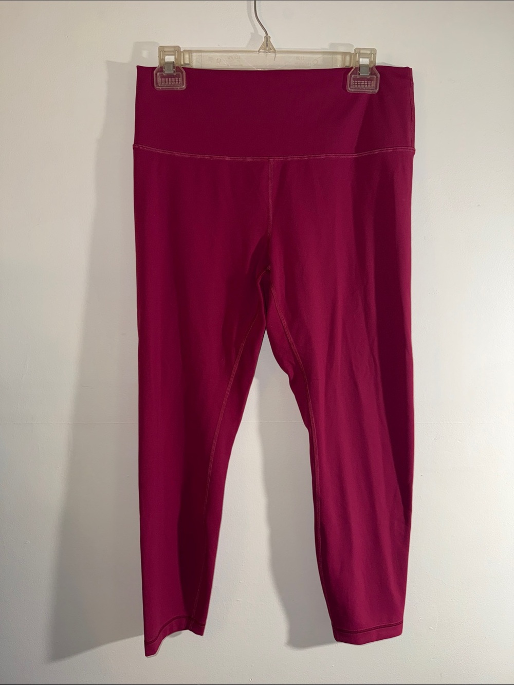 LULU LEMON Berry pink/ red  High-Waist Leggings